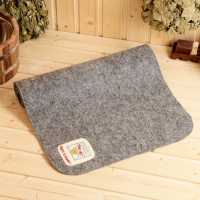 Лежак для бани темный с вышивкой "Идите в баню" 150х50 см Лежак для бани темный с вышивкой "Идите в баню" 150х50 см