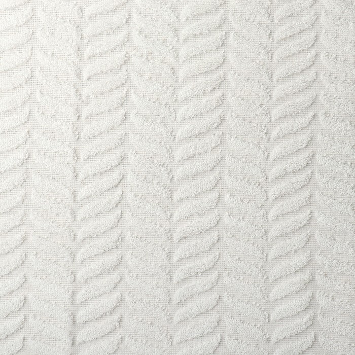 Полотенце махровое Этель "Узор", цв. молочный, 50х90 см, 83% хл, 17% лён, 500 г/м2