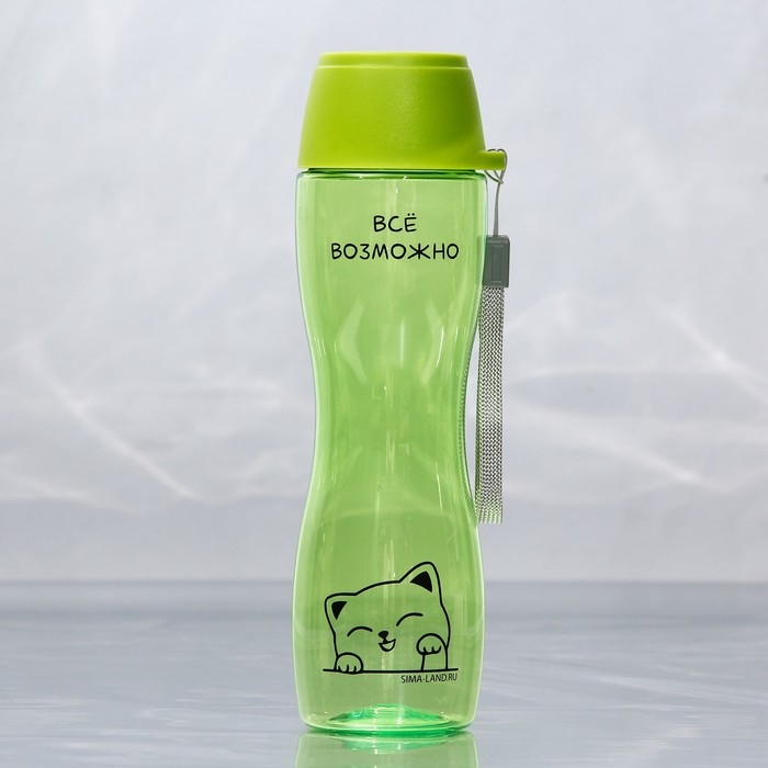 Бутылка для воды &laquo;Всё возможно&raquo;, 460 мл