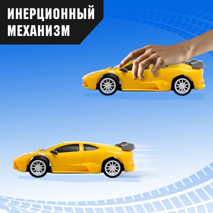 Машина инерционная &laquo;Спорт Кар&raquo;, цвета МИКС