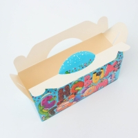 Новый год. Подарочная коробка, С Новым годом"Сладкий пончик" с игрой и анимацией 25*9,5*11 см. Новый год. Подарочная коробка, С Новым годом"Сладкий пончик" с игрой и анимацией 25*9,5*11 см.