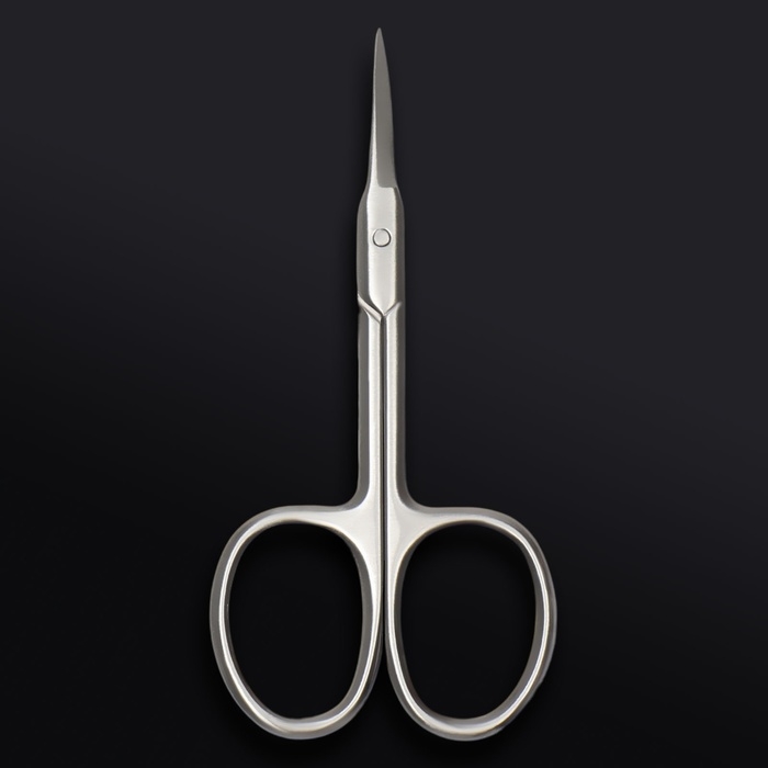 Ножницы маникюрные «Premium», загнутые, узкие, 9 см, на блистере, цвет серебристый Ножницы маникюрные «Premium», загнутые, узкие, 9 см, на блистере, цвет серебристый