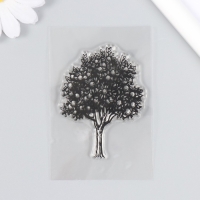 Штамп для творчества силикон "Яблоня" 9х6 см Штамп для творчества силикон "Яблоня" 9х6 см