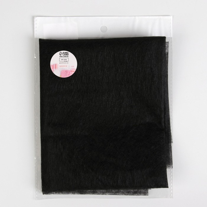 Паутинка клеевая, 23 гр/кв метр, 112 &times; 50 см, цвет чёрный