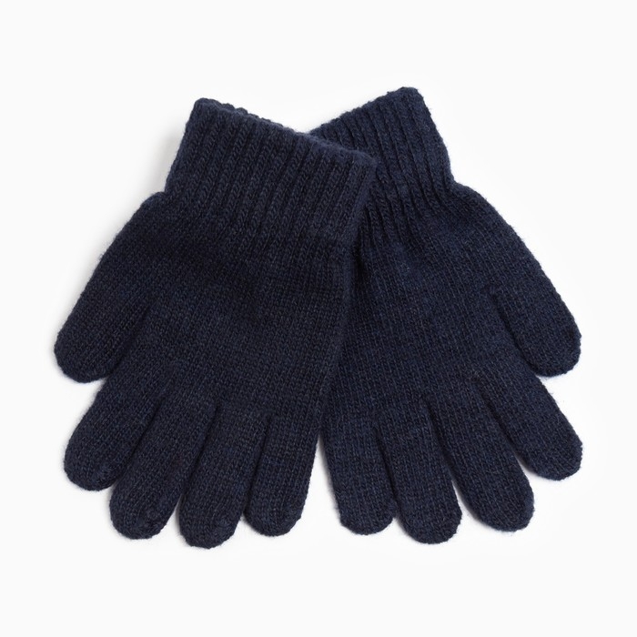 Перчатки детские, цвет тёмно-синий, размер 17 (11-12 лет) Перчатки детские, цвет тёмно-синий, размер 17 (11-12 лет)