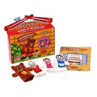 Кукольный театр «Маша и медведь», набор: 4 персонажа, сценарий Кукольный театр «Маша и медведь», набор: 4 персонажа, сценарий