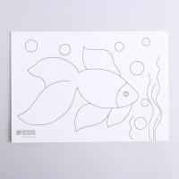 Валяние из шерсти. Картина «Морской мир», А5, набор для творчества Валяние из шерсти. Картина «Морской мир», А5, набор для творчества