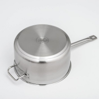 Сотейник, 10 л, d=28 см, h=16 см, металлическая крышка, капсульное дно, индукция Сотейник, 10 л, d=28 см, h=16 см, металлическая крышка, капсульное дно, индукция