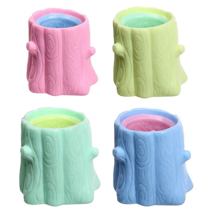 Мялка &laquo;Пенек с белочкой&raquo;, цвета МИКС