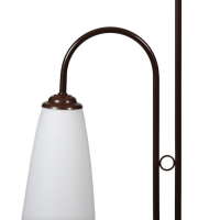 Торшер "Симпл" 2x15Вт E27 коричневый 32х28х150см.