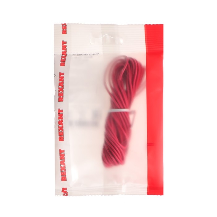 Провод автомобильный Rexant ПГВА/ПВАМ красный, 1х0,50 мм, мини-бухта 5 м Провод автомобильный Rexant ПГВА/ПВАМ красный, 1х0,50 мм, мини-бухта 5 м