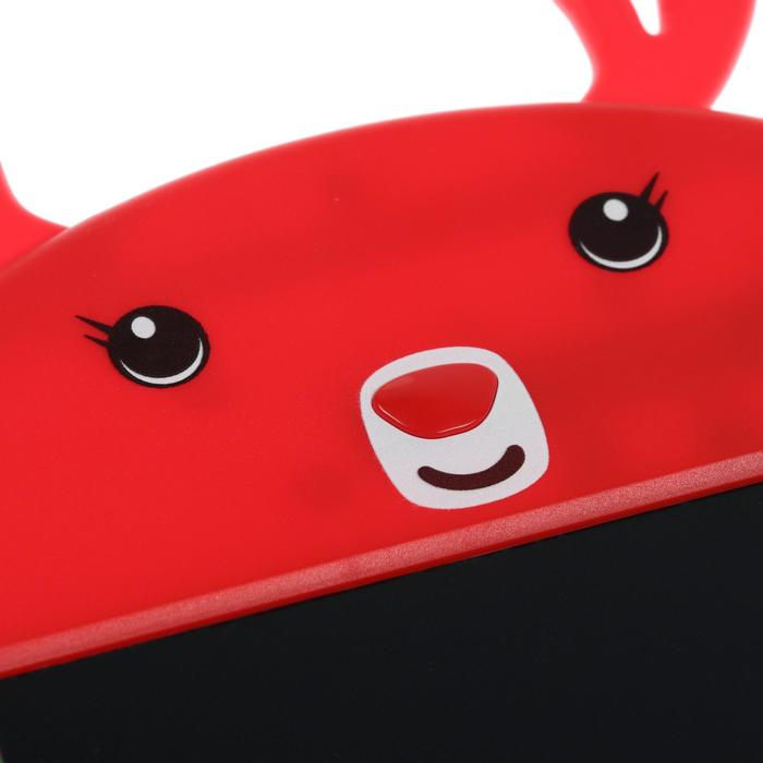 Планшет для рисования и заметок Luazon "Олененок", 9,", функция блокировки, красный