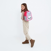 Рюкзак школьный текстильный &laquo;Котята&raquo;, с нашивками, 27х23&times;10 см