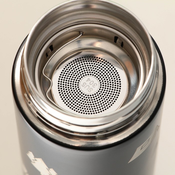 Термос с индикатором температуры &laquo;В поход&raquo;, 500 мл, сохраняет тепло 10-12 ч