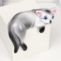 Фигура "Котенок Васька" 14х19см, серый