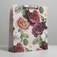 Пакет подарочный ламинированный, упаковка, Love, ML 21 х 25 х 8 см