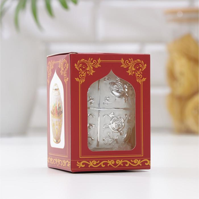 Подставка для зубочисток &laquo;Яйцо&raquo;, 11&times;7 см, цвет серебряный