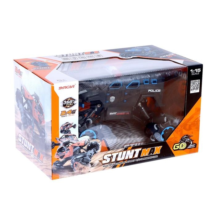 Машина радиоуправляемая &laquo;Джип-акробат&raquo;, 4WD, движение во всех направлениях, аккумулятора, цвет синий