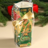 Чай чёрный &laquo;С Новым годом&raquo; с мятой, в коробке конфете. 100 г.