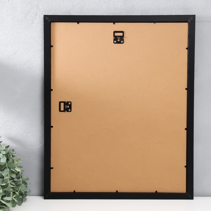 Фоторамка МДФ Фоторамка МДФ "Ellis" 40х50 см с паспарту, чёрный (пластиковый экран)