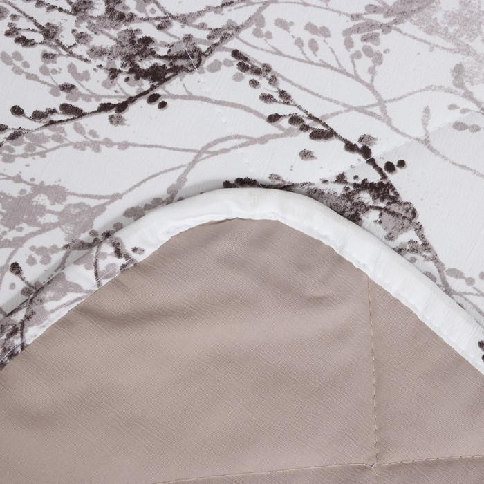 Покрывало LoveLife 1,5 сп Plant 150*230&plusmn;5 см, жатка, 100% п/э