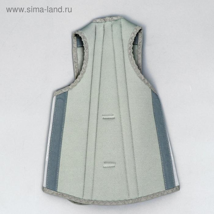 Корректор осанки НТ-КР-028, усиленный, 4 ребра, размер XS, цвет серый Корректор осанки НТ-КР-028, усиленный, 4 ребра, размер XS, цвет серый