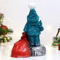 Копилка "Дед мороз с мешком" красная, 25х21см Копилка "Дед мороз с мешком" красная, 25х21см