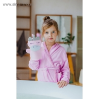 Мочалка - варежка детская Доляна &laquo;Единорожка&raquo;, 25&times;19 см