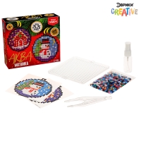 Аквамозаика &laquo;Шары с домиком и снеговичком&raquo;, 2 фигурки, 809 шариков