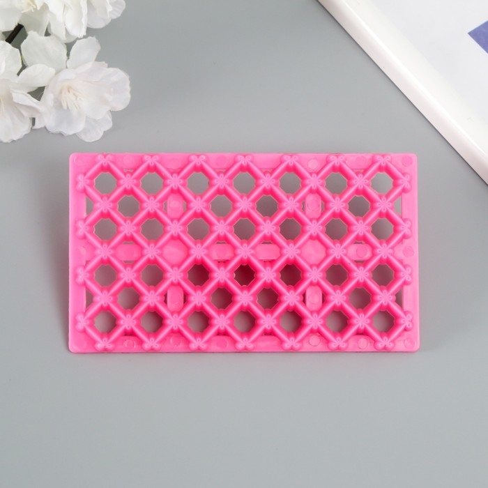 Штамп пластик Штамп пластик "Ромб с квадратом" 12,8х7.5 см