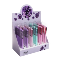 Ручка гелевая Calligrata "Стразы", 0.5 мм, синяя, корпус МИКС Ручка гелевая Calligrata "Стразы", 0.5 мм, синяя, корпус МИКС