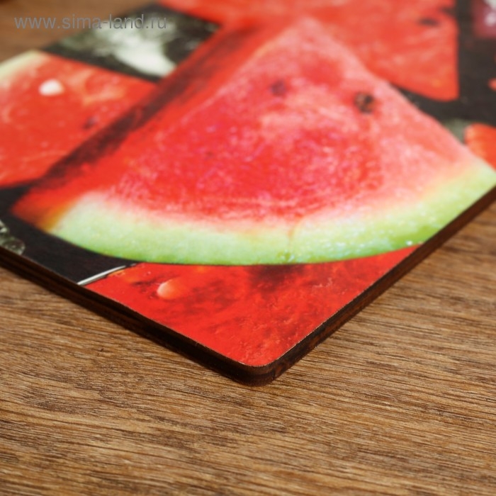 Доска разделочная Доска разделочная "Сочный арбуз" 27х18 см