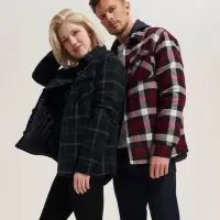 Куртка-рубашка оверсайз унисекс Noah, синяя, размер 3XL/4XL