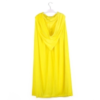 Карнавальный плащ детский, плюш, цвет лимонный, длина 115 см