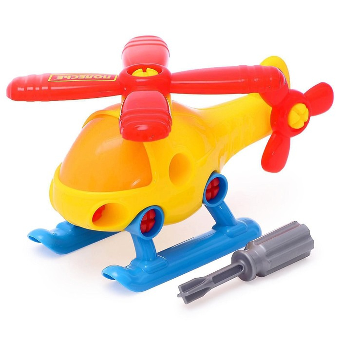 Конструктор винтовой &laquo;Вертолёт&raquo;, 16 элементов