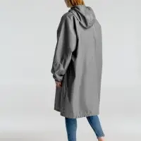 Дождевик-анорак Hard Work, серый, единый размер