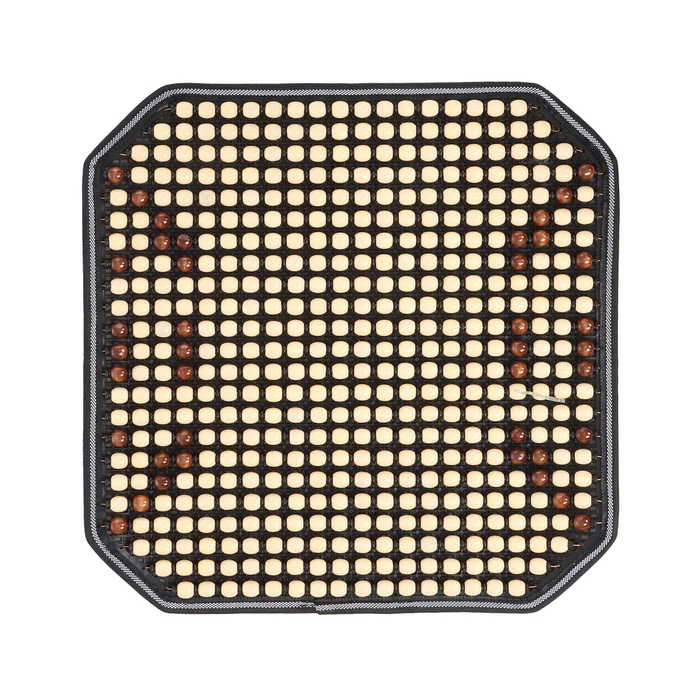 Накидка-массажер на сиденье 45&times;45 см, дерево, коричневый