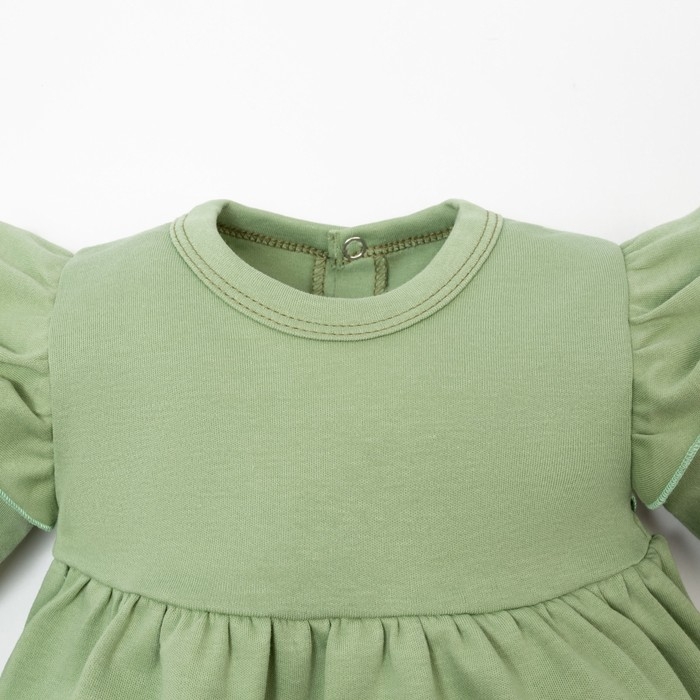 Платье и повязка Крошка, Я BASIC LINE, рост 86-92 см, зелёный Платье и повязка Крошка, Я BASIC LINE, рост 86-92 см, зелёный