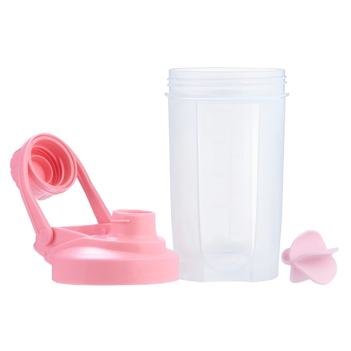 Шейкер, 500 мл, серия: Power, Шейкер, 500 мл, серия: Power, "Мастер К", 18.5 х 11 см, розовый