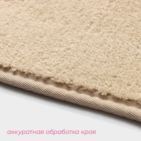 Коврик для дома Доляна «Софт», 50×80 см, цвет бежевый Коврик для дома Доляна «Софт», 50×80 см, цвет бежевый
