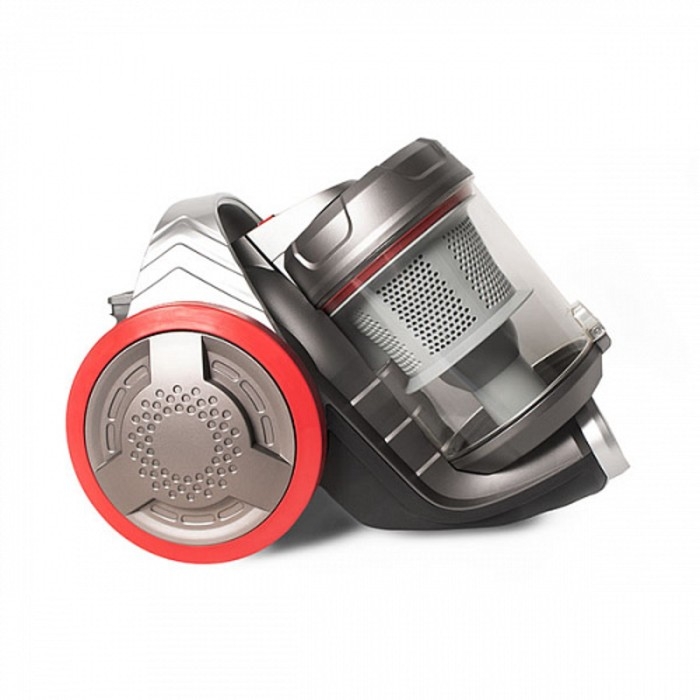 Пылесос BQ VC1606C, 1600/420 Вт, 3 л, серо-красный Пылесос BQ VC1606C, 1600/420 Вт, 3 л, серо-красный