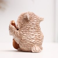 Фигура "Сова скрипач" коричневая, 8х6х6см Фигура "Сова скрипач" коричневая, 8х6х6см