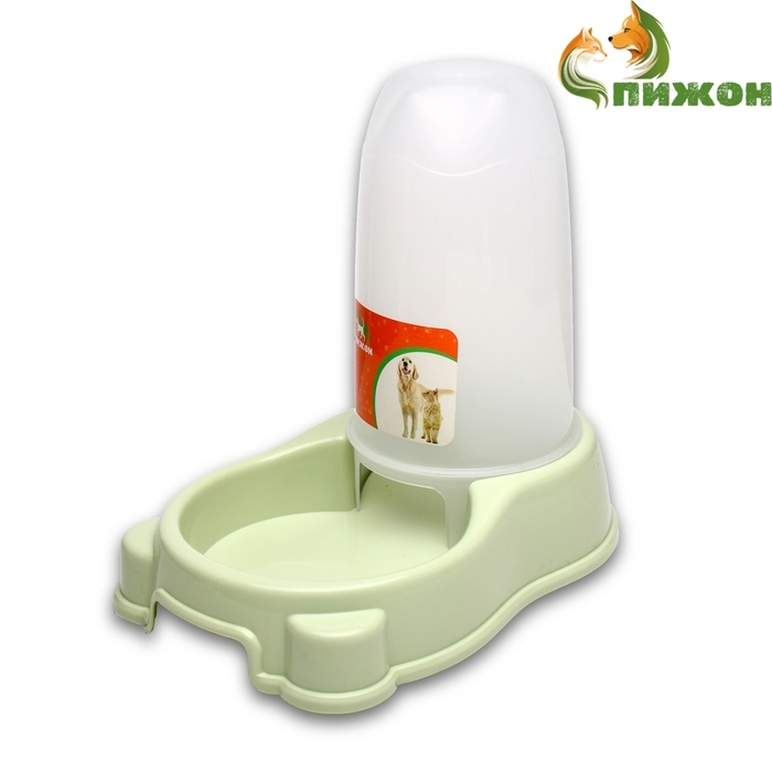 Автокормушка 1,5 л, 27 х 18 х 25 см, зелёная Автокормушка 1,5 л, 27 х 18 х 25 см, зелёная