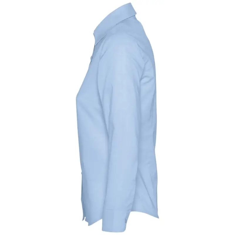 Рубашка женская с длинным рукавом EMBASSY голубая, размер XS