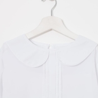 Школьная блузка для девочки, цвет белый, рост 146 см