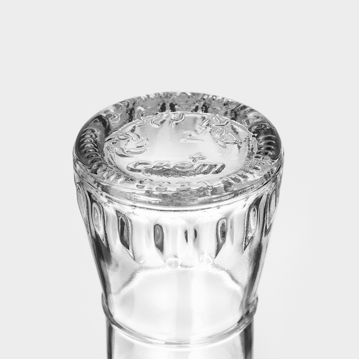 Набор стеклянных мельниц, 80 мл, 2 шт, цвет чёрный