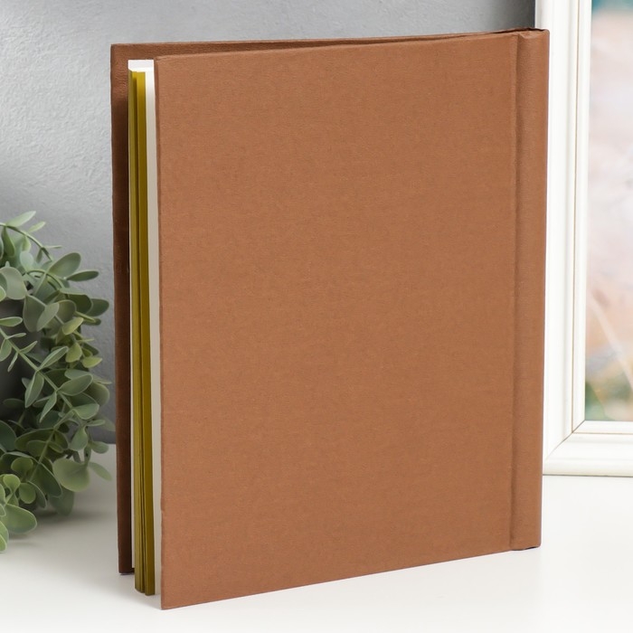 Фотоальбом магнитный на 20 листов "Классика" коричневый 24х28,5х2,5 см