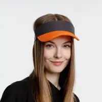 Козырек Grand Slam, темно-серый с оранжевым
