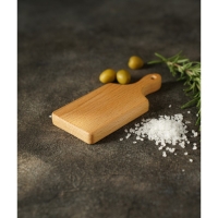 Доска разделочная для канапе и фудфото Доляна, прямоугольная, 15×7×1,6 см, цельный бук Доска разделочная для канапе и фудфото Доляна, прямоугольная, 15×7×1,6 см, цельный бук