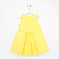 Платье для девочки с карманами KAFTAN, размер 30 (98-104), цвет жёлтый